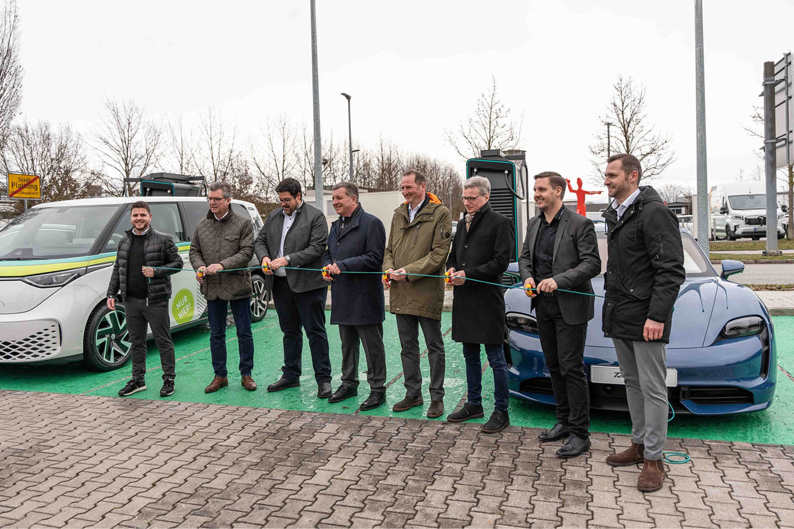 Eröffnung Ladepark am Standort Plattling.